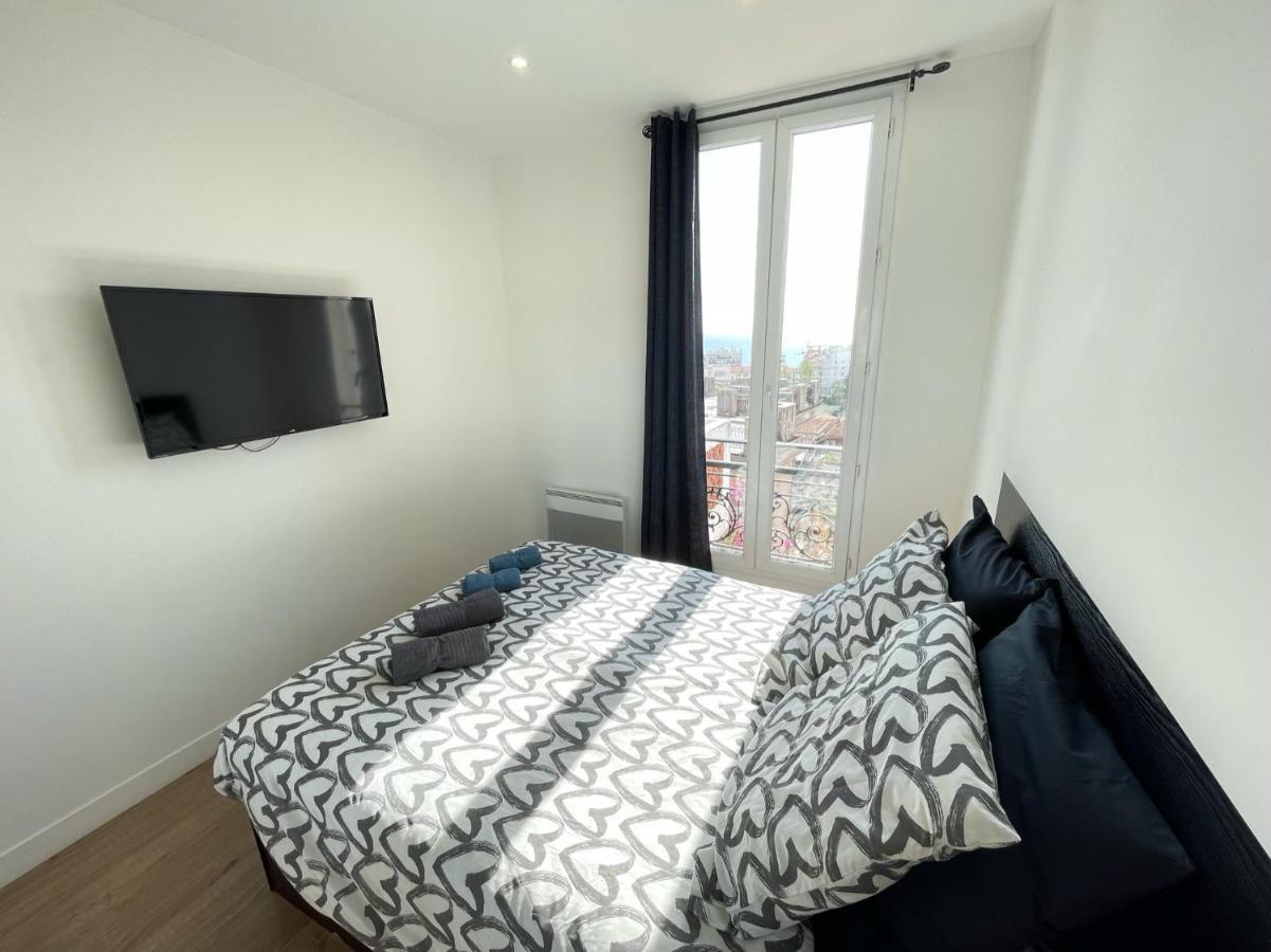 Nice Renting - Cambrai - Luxurious Sea View Terrasse - King Bed - Parking - Ac - Fully Equipped Exterior foto